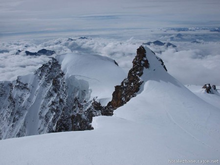 Ludvighöhe 4342 m a Balmenhorn 4167 m